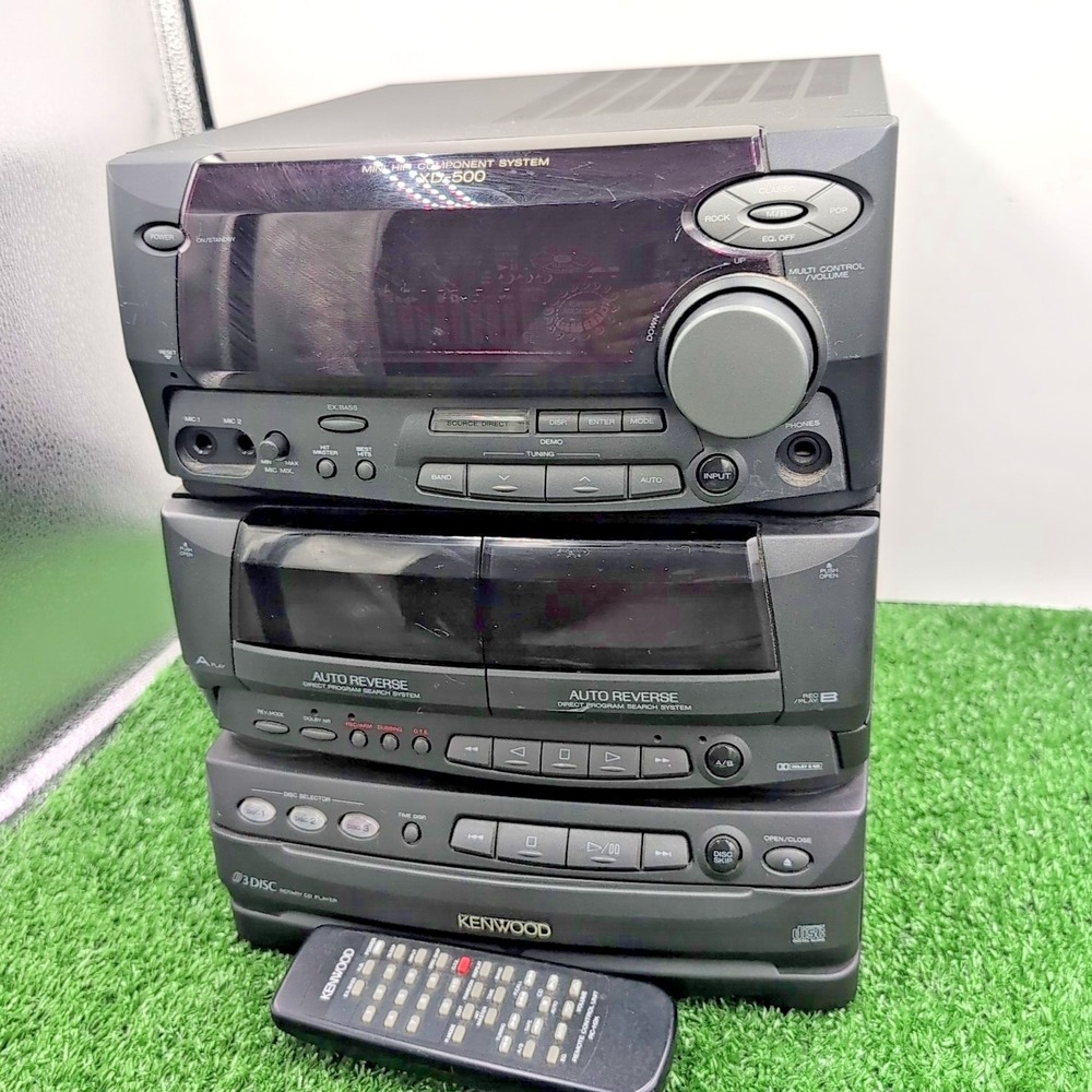 Kenwood RXD-750 Mini Hi-Fi Compact Disc CD Stereo System with Remote Tested VTG - Picture 2 of 8